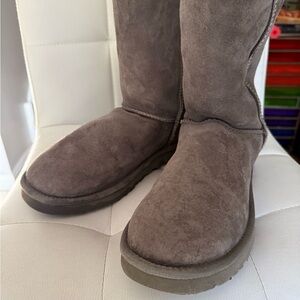 UGG Charcoal Suede Boots